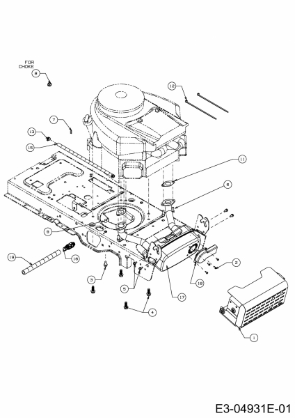 Ersatzteile MTD Rasentraktor 180 92 H Typ 13AT99KE676 2013