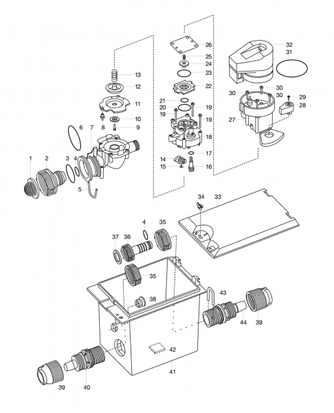 Ersatzteile GARDENA Automatikventil 1060 U 1241