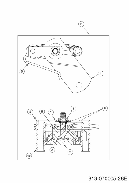 Ersatzteile MTD Rasentraktor Smart RC 125 Typ: 13B776KC600 (2021) Bremse 