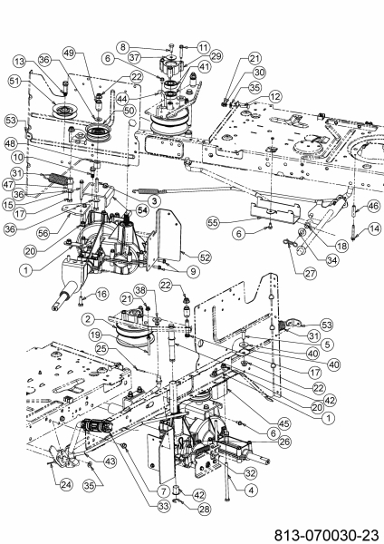 Ersatzteile MTD Rasentraktor Smart RC 125 Typ: 13B776KC600 (2021) Fahrantrieb, Variator 