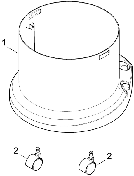 KÄRCHER Ersatzteile Nasstrockensauger WD 2 Cartridge Filter Kit *EU-I 1.629-764.0 Behaelter