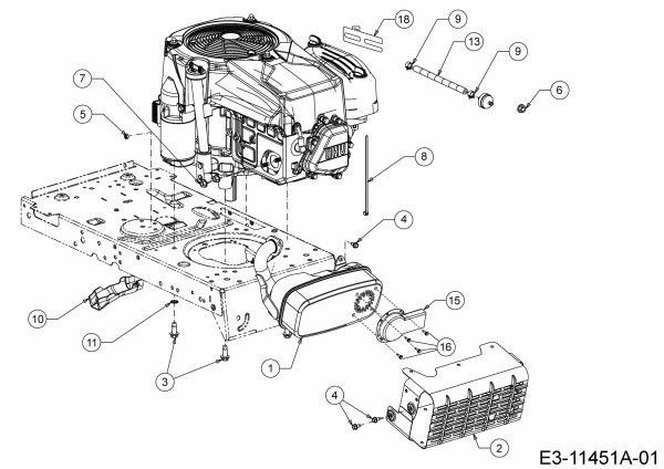 Ersatzteile MTD Rasentraktor Smart RG 145 Typ: 13A876KG600  (2020) Motorzubehör 