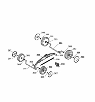 Ersatzteile WOLF-Garten Elektro Rasenmäher ohne Antrieb Compact plus 40 E-1 Typ: 4970000 Serie A  (2006) Höhenverstellung, Räder 