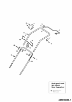 Ersatzteile WOLF-Garten Elektro Rasenmäher ohne Antrieb Power Edition 40 E-1 Typ: 4980000 Serie B  (2009) Holm 