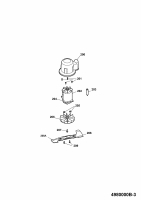 Ersatzteile WOLF-Garten Elektro Rasenmäher ohne Antrieb Power Edition 40 E-1 Typ: 4980000 Serie B  (2009) Messer, Messeraufnahme, Motor 