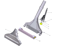 KÄRCHER Professional Ersatzteile Spruehextraktion Puzzi 10/2 Adv  Loxam EU 1.193-121.0 Teppichduese flexibel verpackt 240 mm