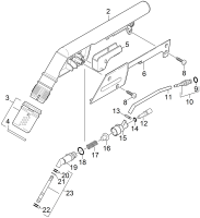 KÄRCHER Professional Ersatzteile Spruehextraktion HG INTERNATIONAL 1.100-517.0 Griff kpl.