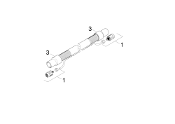 KÄRCHER Professional Ersatzteile Spruehextraktion Puzzi 9/1 Bp Pack Adv EU 1.101-703.0 Sprueh-/Saugschlauch Puzzi DN32 2.5m