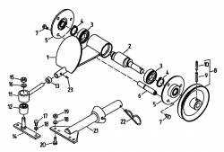 Ersatzteile Gutbrod Balkenmäher BM 91 Typ: 07517.02  (1994) Mähantrieb