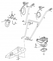 Ersatzteile Gutbrod Balkenmäher BM 700 Typ: 17A-700-604  (1999) Holm