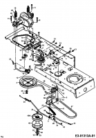 Ersatzteile Mastercut Rasentraktoren 13/102 Typ: 13AN761N659  (1997) Fahrantrieb