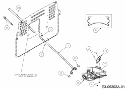 Ersatzteile Zubehör Garten- und Rasentraktoren Mulch Kits für 700 Serie (LT-5) mit Mähwerk N (41/105cm) Typ: 196-749A678  (2017) Grundgerät