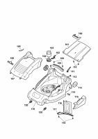 Ersatzteile WOLF-Garten Elektro Rasenmäher ohne Antrieb Power Edition 37 E Typ: 4927000 Serie F  (2010) Mähwerksgehäuse 