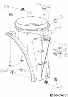 Ersatzteile WOLF-Garten Schneefräse SF 61 E Typ: 31AW63F2650  (2018) Adapter für Auswurfschacht 