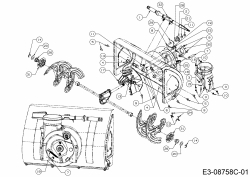 Ersatzteile WOLF-Garten Schneefräse SF 56 Typ: 31A-32AD650  (2017) Schaufelrad 