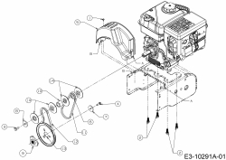 Ersatzteile WOLF-Garten Schneefräse SF 56 Typ: 31A-32AD650  (2017) Fahrantrieb, Fräsantrieb 